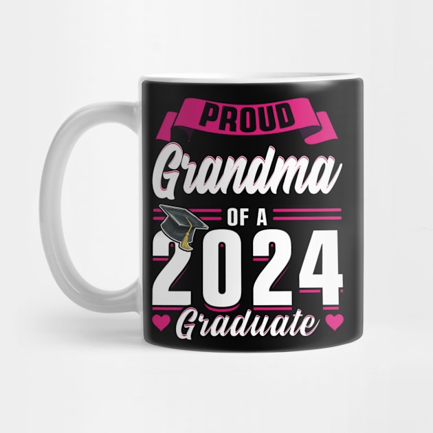 Proud Grandma Of A 2024 Graduate Senior Graduation by cogemma.art